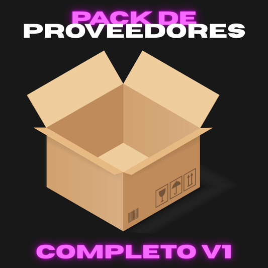 PACK DE PROVEEDORES (COMPLETO) V1