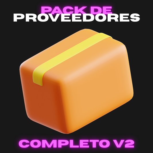 PACK DE PROVEEDORES V2 (PRÓXIMAMENTE)